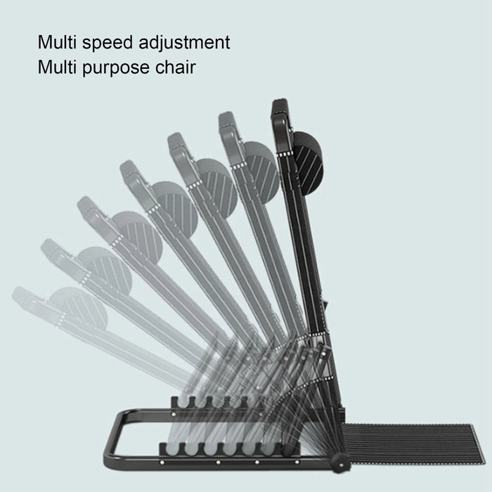 Adjustable Lifting Bed Backrest Floor Chair with Head Pillow — 6‑Position Anti‑Slip