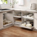 Pull-Out Cabinet Organiser (Expandable 18.5\"-23.5\") — Silent 3-Rail Slide