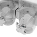 Wall‑Mounted Double Cereal & Candy Dispenser — Silver, 3L