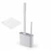 Silicone Soft‑Bristle Wall‑Mounted Toilet Brush with ABS Handle