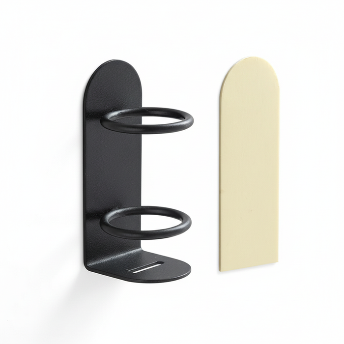 Adhesive Wall-Mounted Electric Toothbrush Holder — Steel, No-Drill