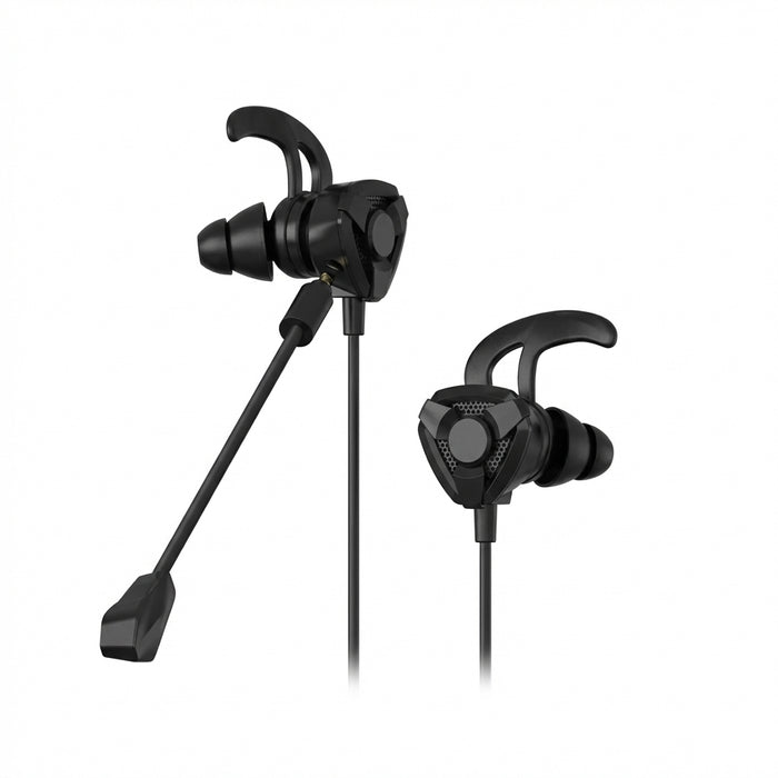Wired Gaming Earbuds with Mic – 3.5mm In‑Ear Headset for PS4, PUBG, CSGO, Phone & Laptop