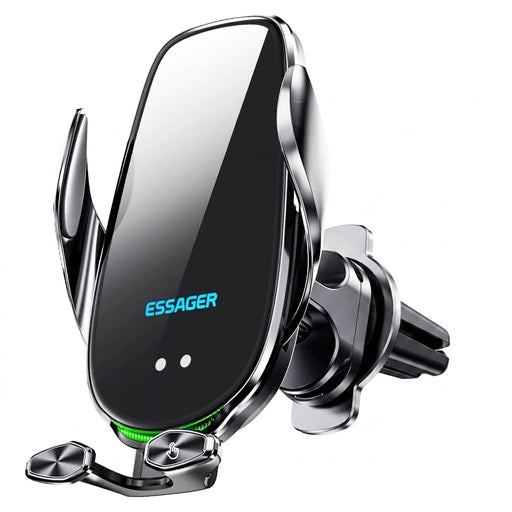 15W Qi Wireless Car Vent Phone Holder – Fast Charging & Auto Grip