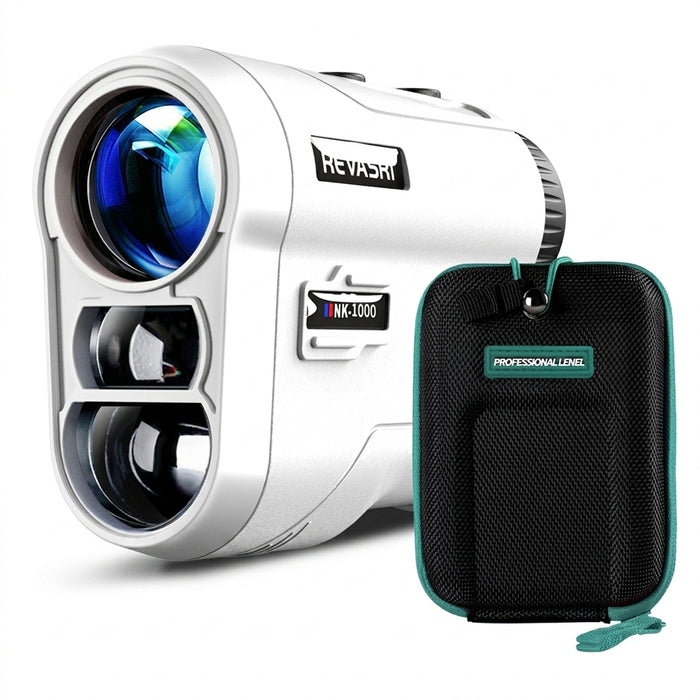 REVASRI Laser Rangefinder — 6x Magnification, Flag‑Lock & Slope, USB‑C Rechargeable (600m / 1000m models)