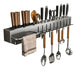 Wall-Mounted Kitchen Knife Rack with Pot Lid & Cutting Board Organiser