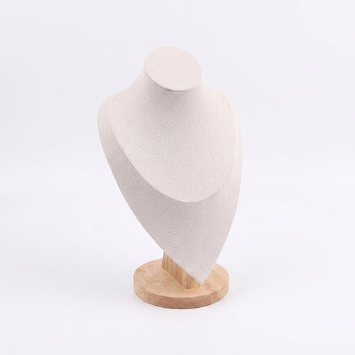 Velvet Necklace Display Bust — Pendant & Jewellery Mannequin Stand