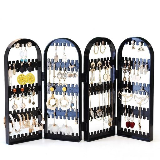Screen Jewellery Display Rack – Plastic Earring & Jewellery Stand, 28×10cm