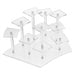 8/10-Tier Acrylic Display Riser Shelf — Layered Stand for Action Figures, Perfume & Desserts