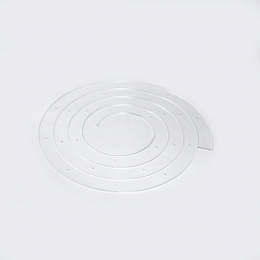 Foldable Acrylic Cake Spiral Stand — 4–14in Multi‑layer Display for Weddings & Parties