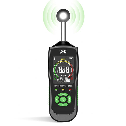 MT68 Non-Destructive Moisture Meter for Wood, Walls, Ceilings and Floors